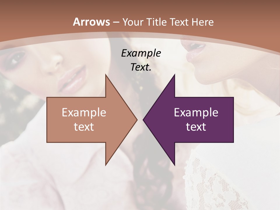 One Girl Model PowerPoint Template