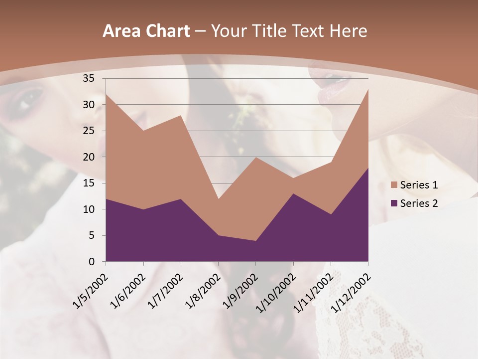 One Girl Model PowerPoint Template