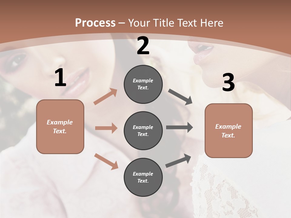 One Girl Model PowerPoint Template