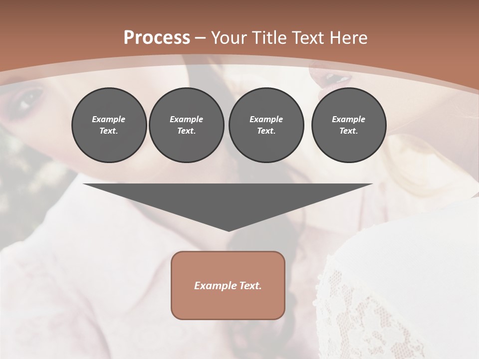 One Girl Model PowerPoint Template