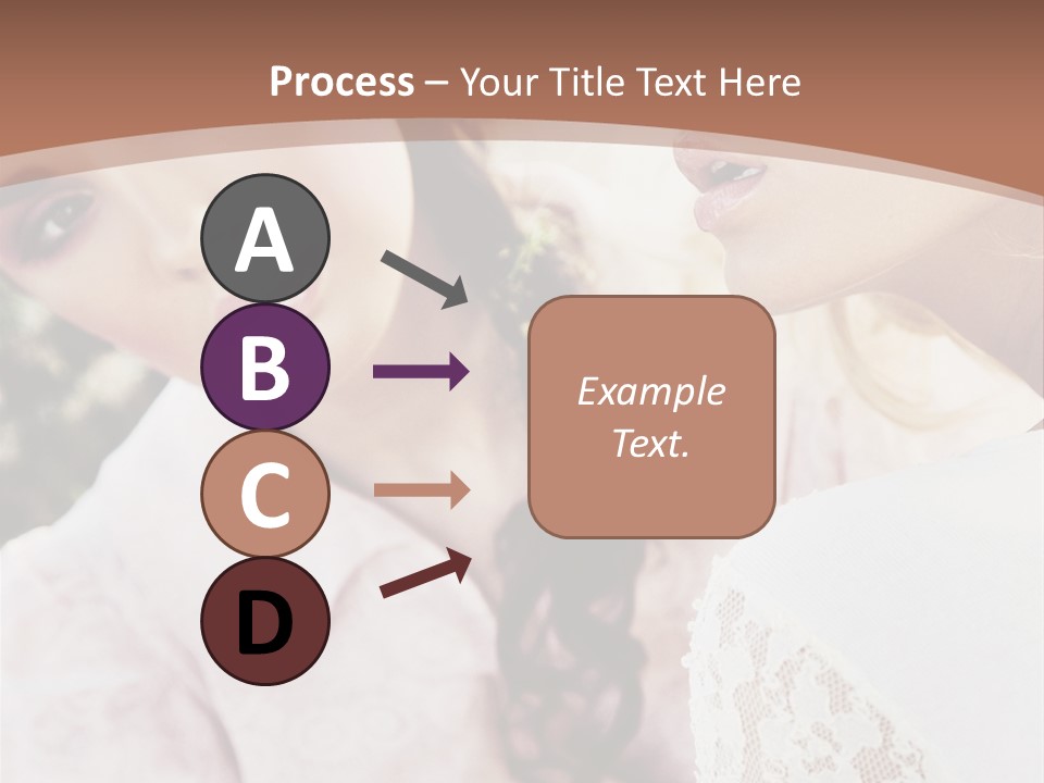 One Girl Model PowerPoint Template