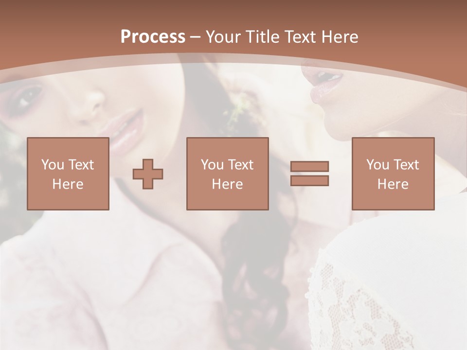 One Girl Model PowerPoint Template