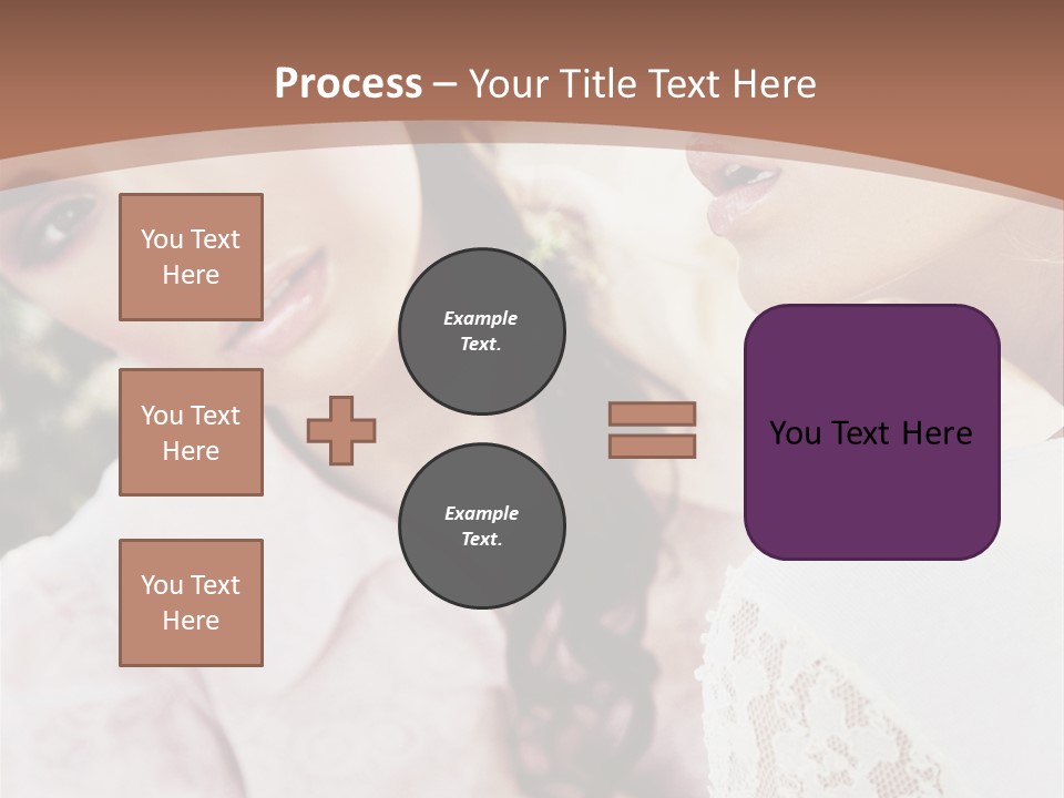 One Girl Model PowerPoint Template