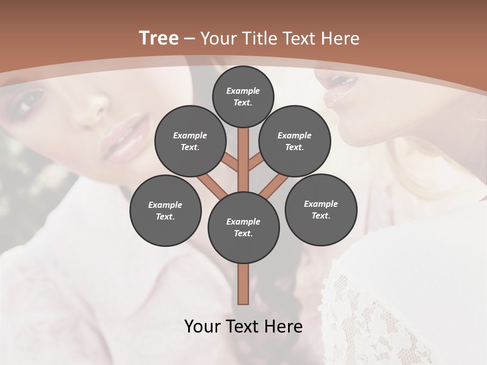 One Girl Model PowerPoint Template