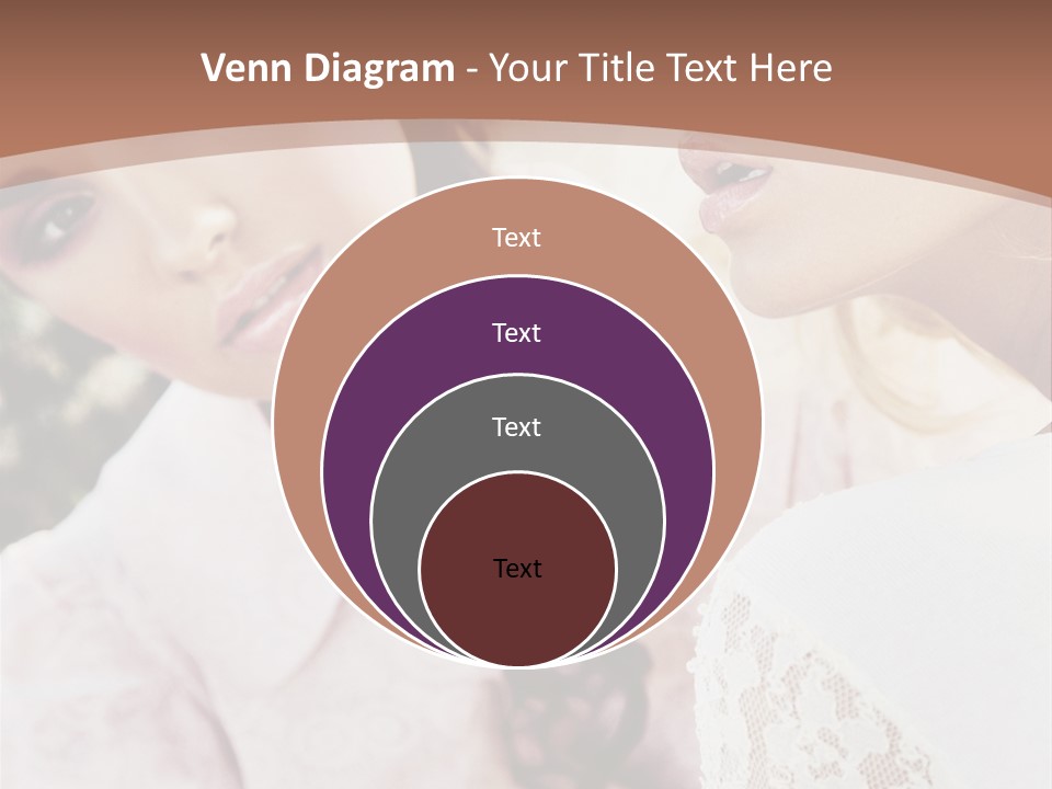 One Girl Model PowerPoint Template