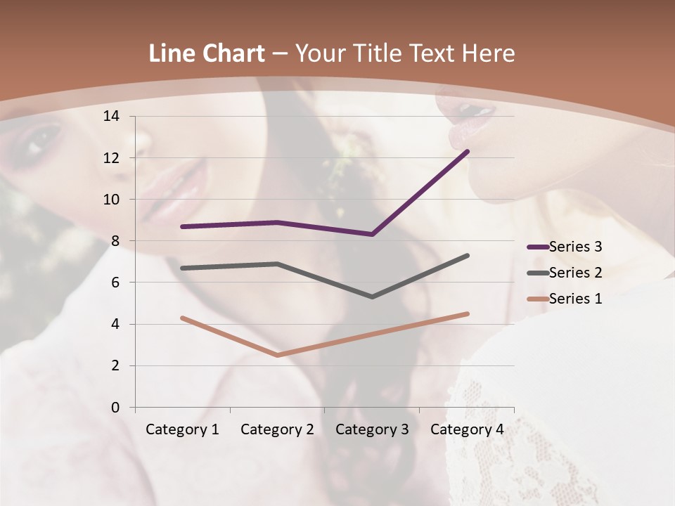 One Girl Model PowerPoint Template