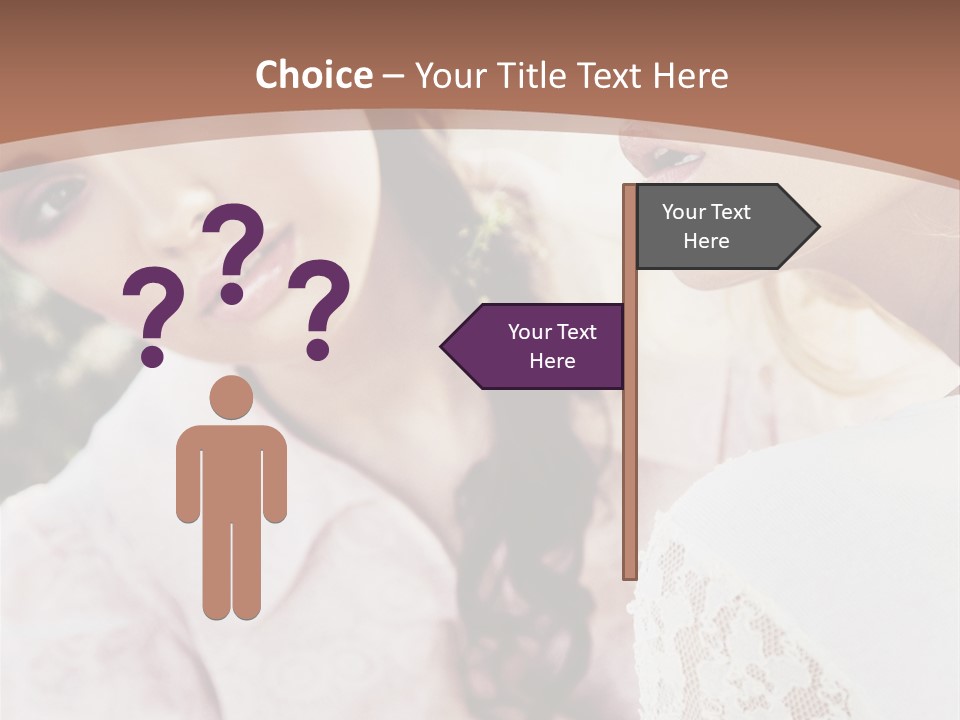 One Girl Model PowerPoint Template