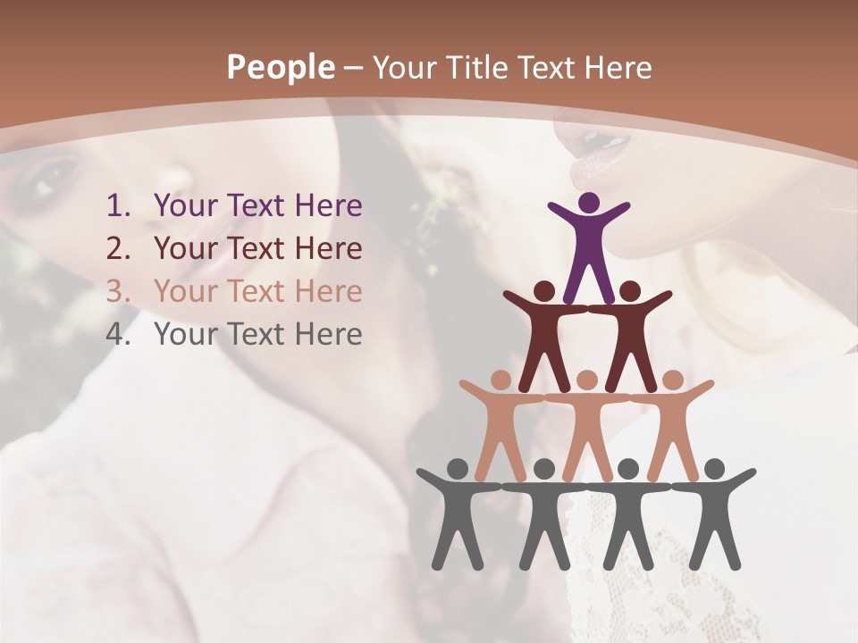 One Girl Model PowerPoint Template