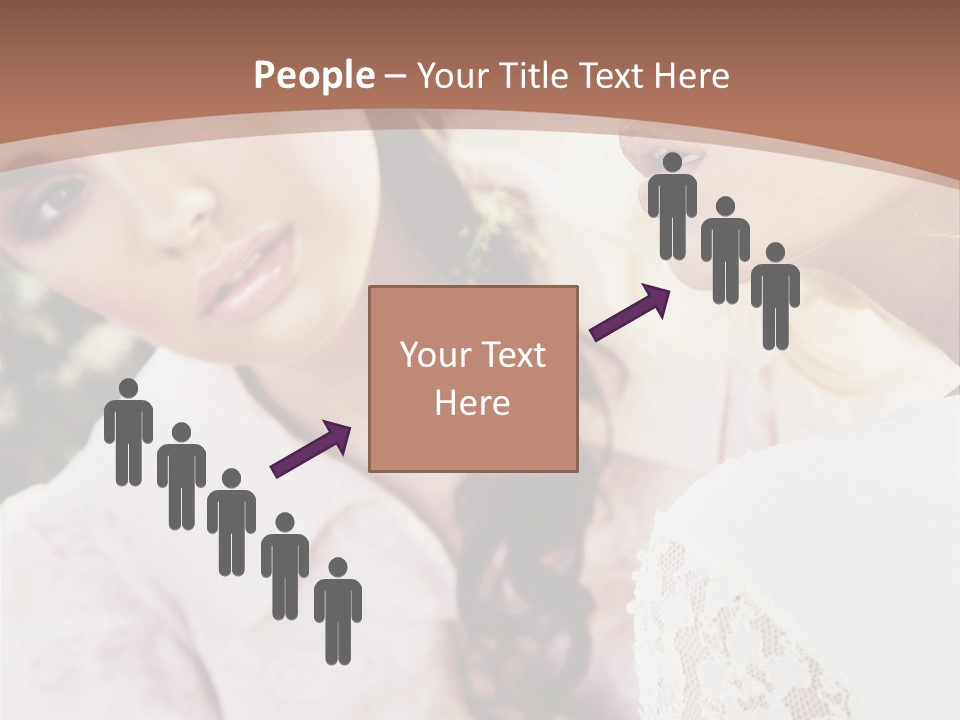 One Girl Model PowerPoint Template