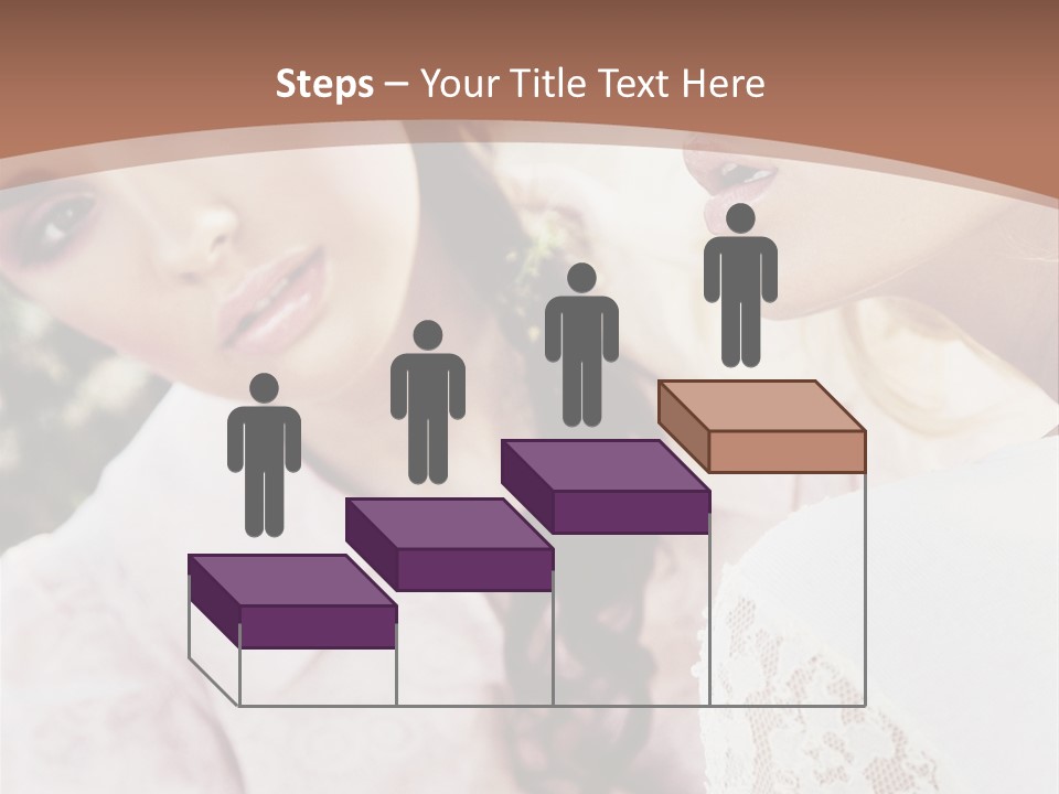 One Girl Model PowerPoint Template