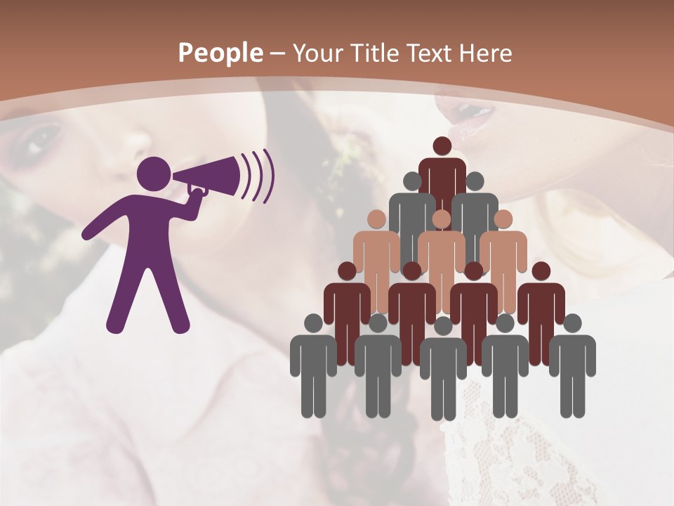 One Girl Model PowerPoint Template