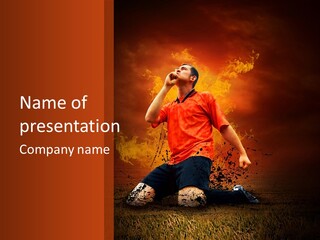 Football Stock PowerPoint Template