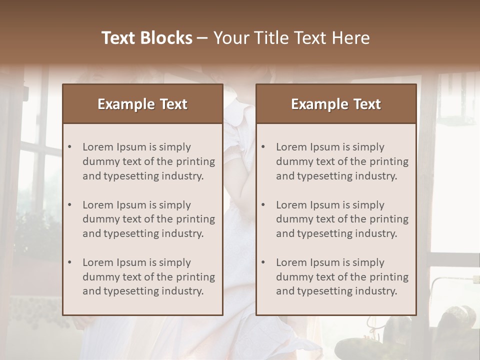 Spring Romantic Sensuality PowerPoint Template