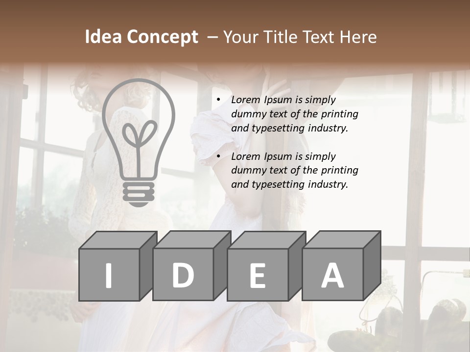 Spring Romantic Sensuality PowerPoint Template