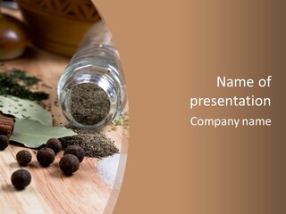 Leaf Pimento Organic PowerPoint Template