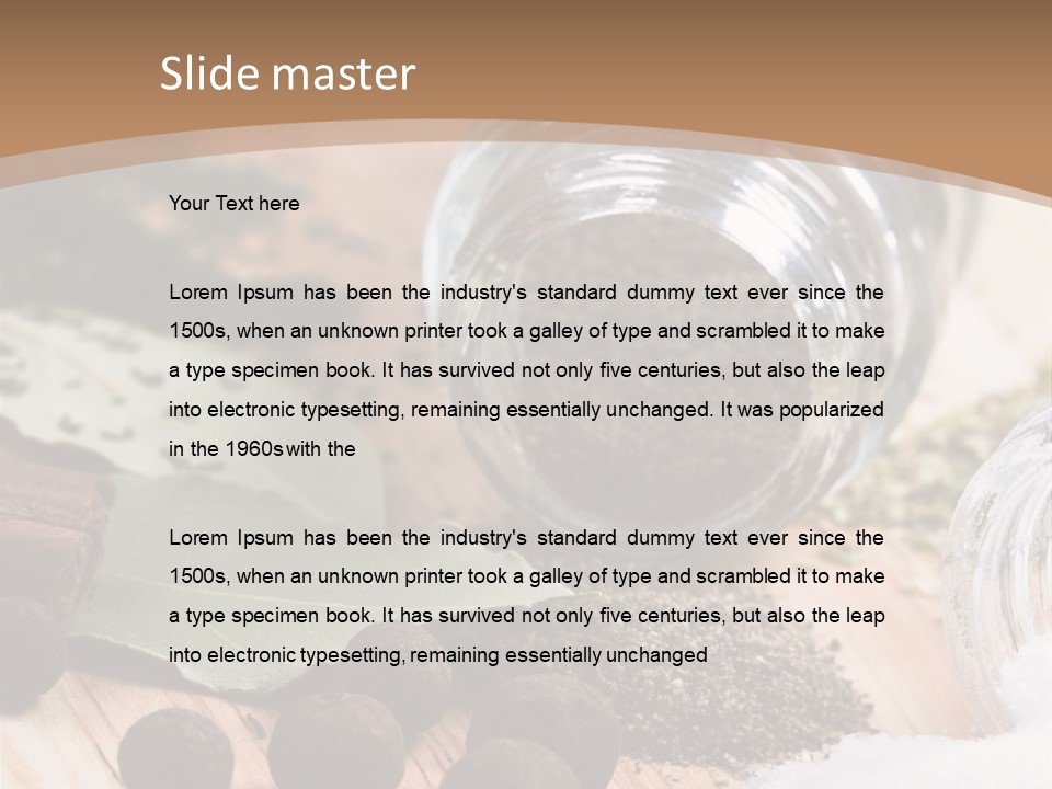 Leaf Pimento Organic PowerPoint Template