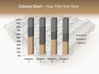 Laptop With Chains PowerPoint Template