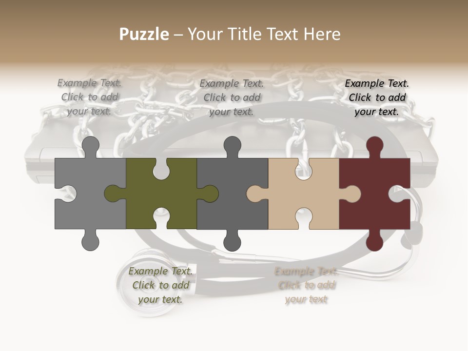 Notebook Instrument Equipment PowerPoint Template