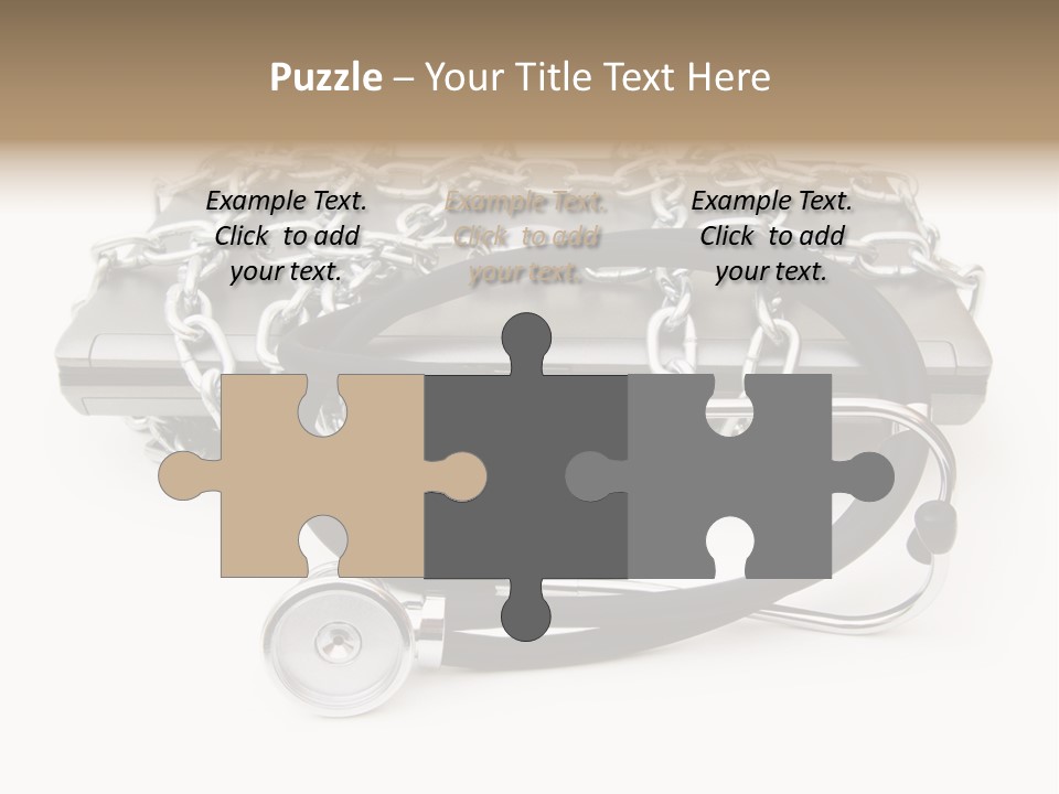 Notebook Instrument Equipment PowerPoint Template