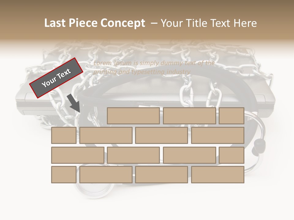 Notebook Instrument Equipment PowerPoint Template