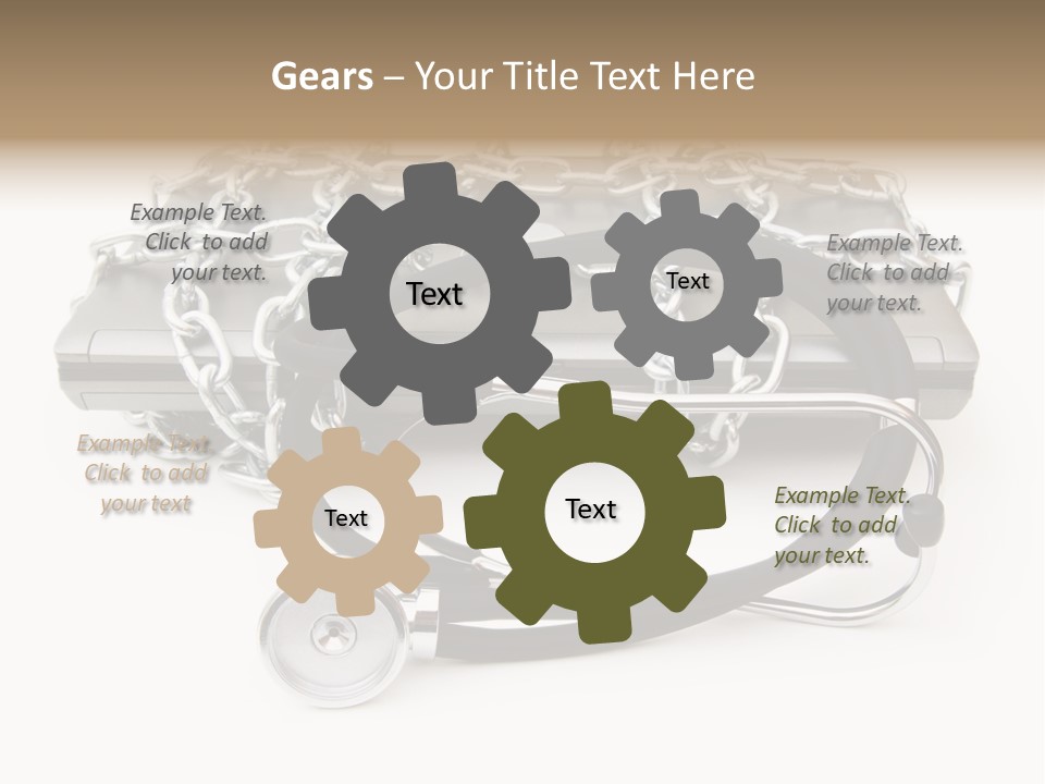 Notebook Instrument Equipment PowerPoint Template