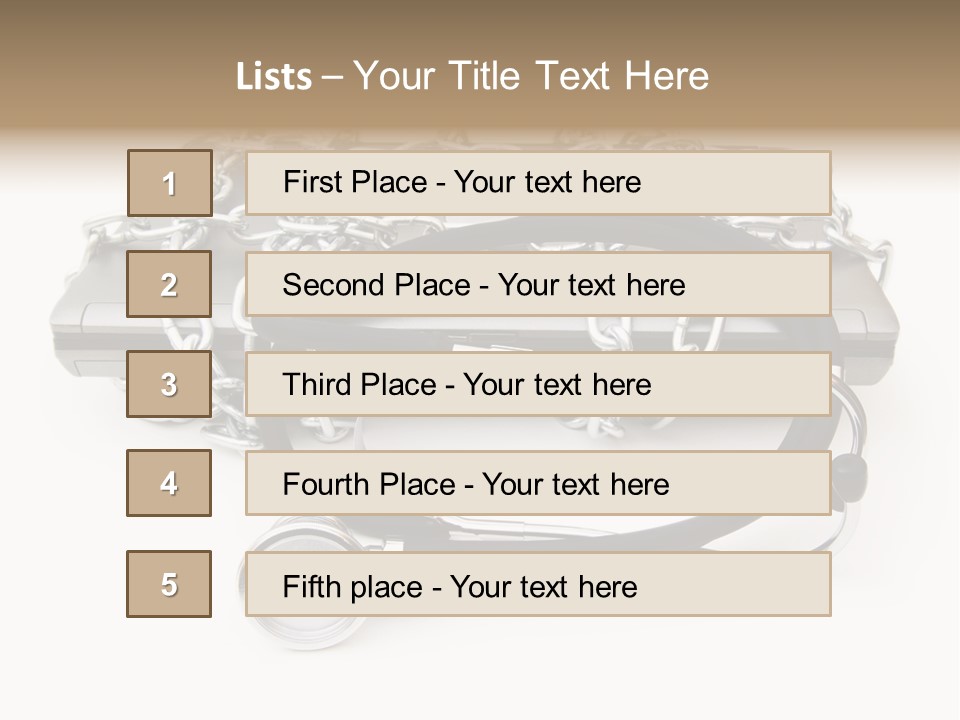 Notebook Instrument Equipment PowerPoint Template