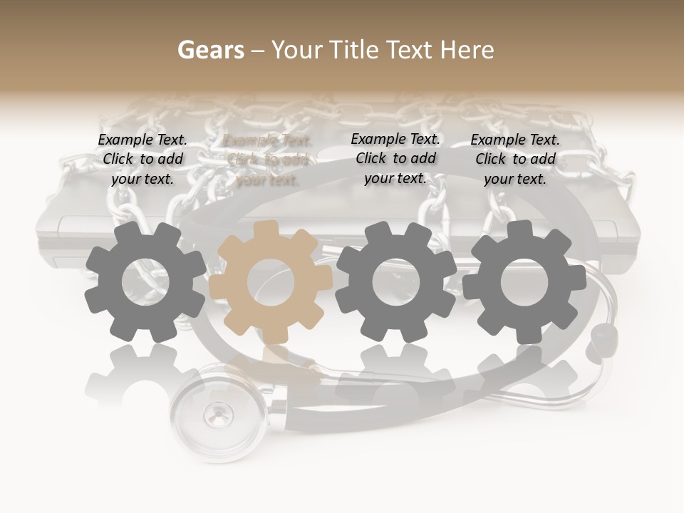 Notebook Instrument Equipment PowerPoint Template