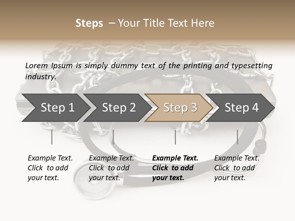 Notebook Instrument Equipment PowerPoint Template