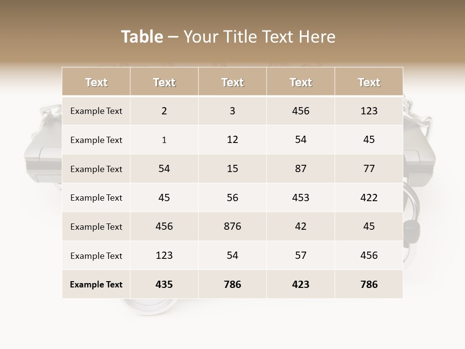 Notebook Instrument Equipment PowerPoint Template