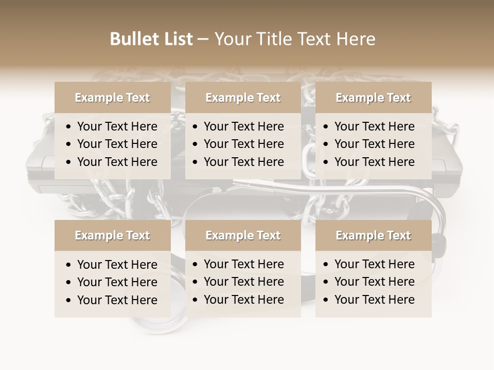 Notebook Instrument Equipment PowerPoint Template