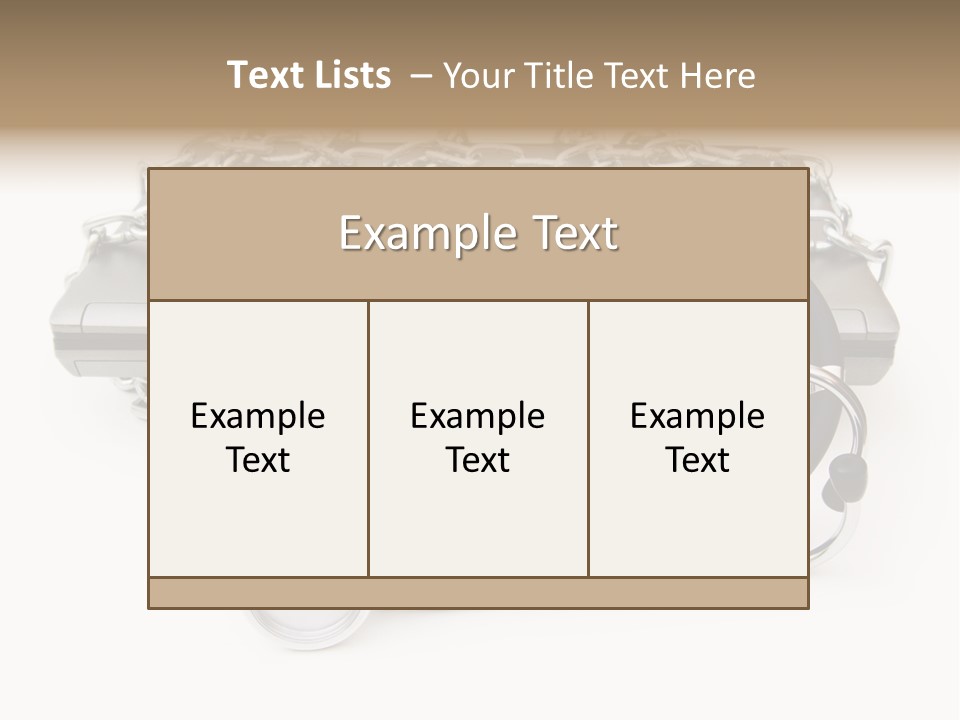 Notebook Instrument Equipment PowerPoint Template