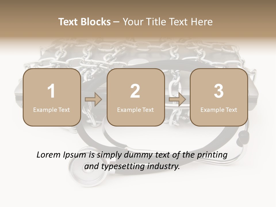 Notebook Instrument Equipment PowerPoint Template
