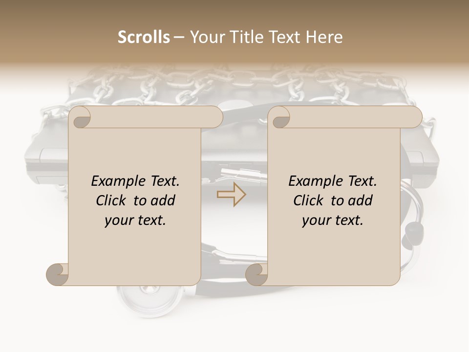 Notebook Instrument Equipment PowerPoint Template