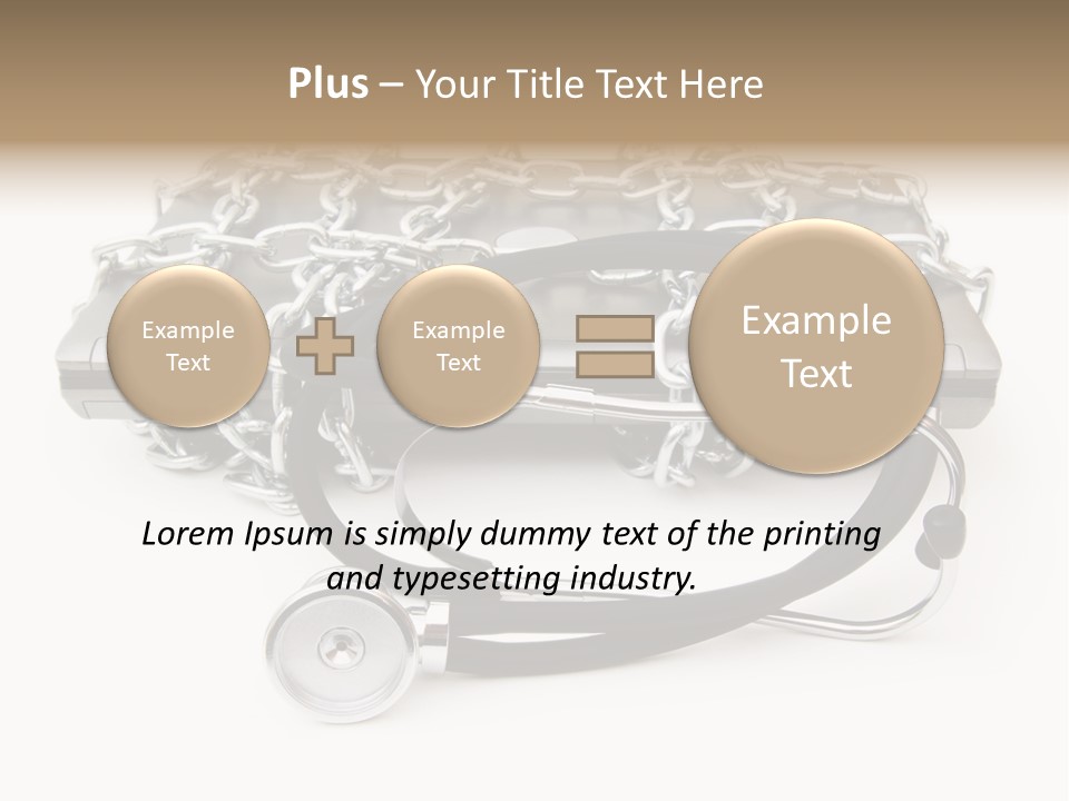 Notebook Instrument Equipment PowerPoint Template