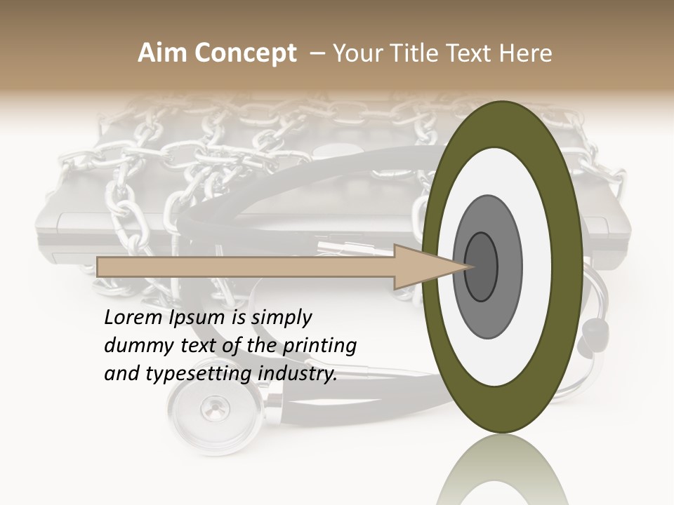 Notebook Instrument Equipment PowerPoint Template