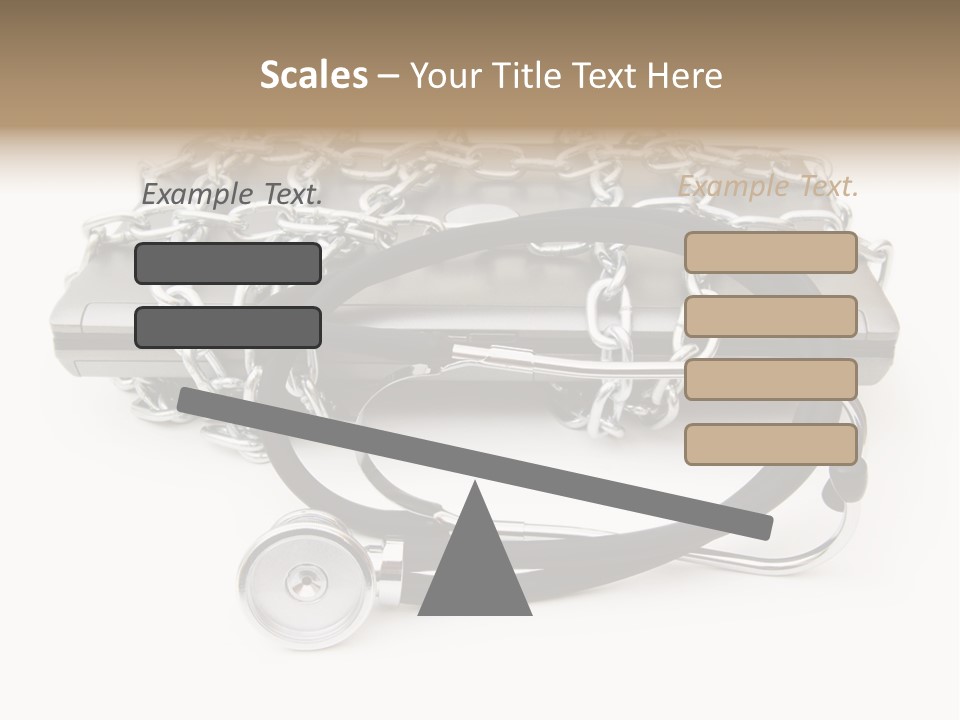 Notebook Instrument Equipment PowerPoint Template
