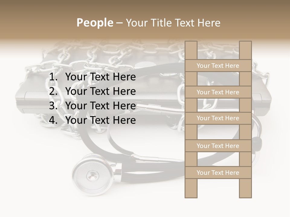 Notebook Instrument Equipment PowerPoint Template