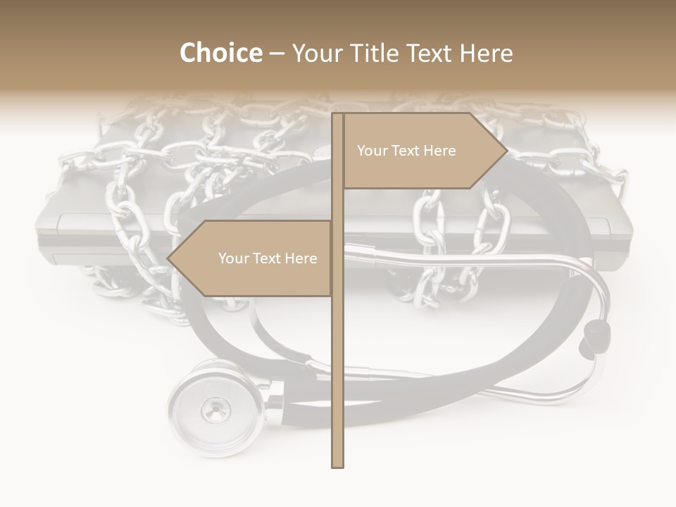 Notebook Instrument Equipment PowerPoint Template