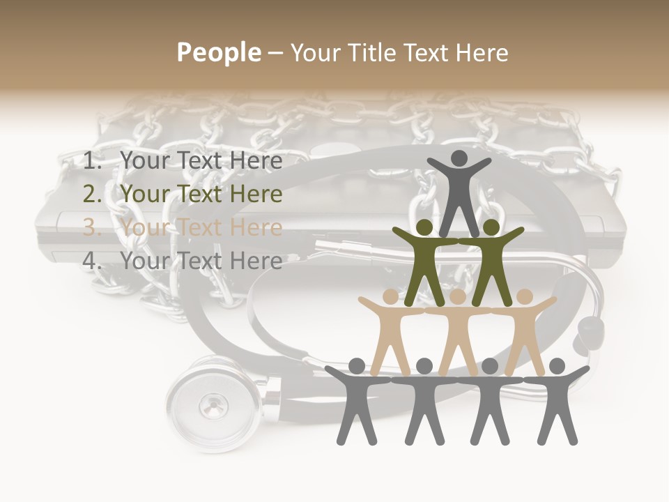 Notebook Instrument Equipment PowerPoint Template