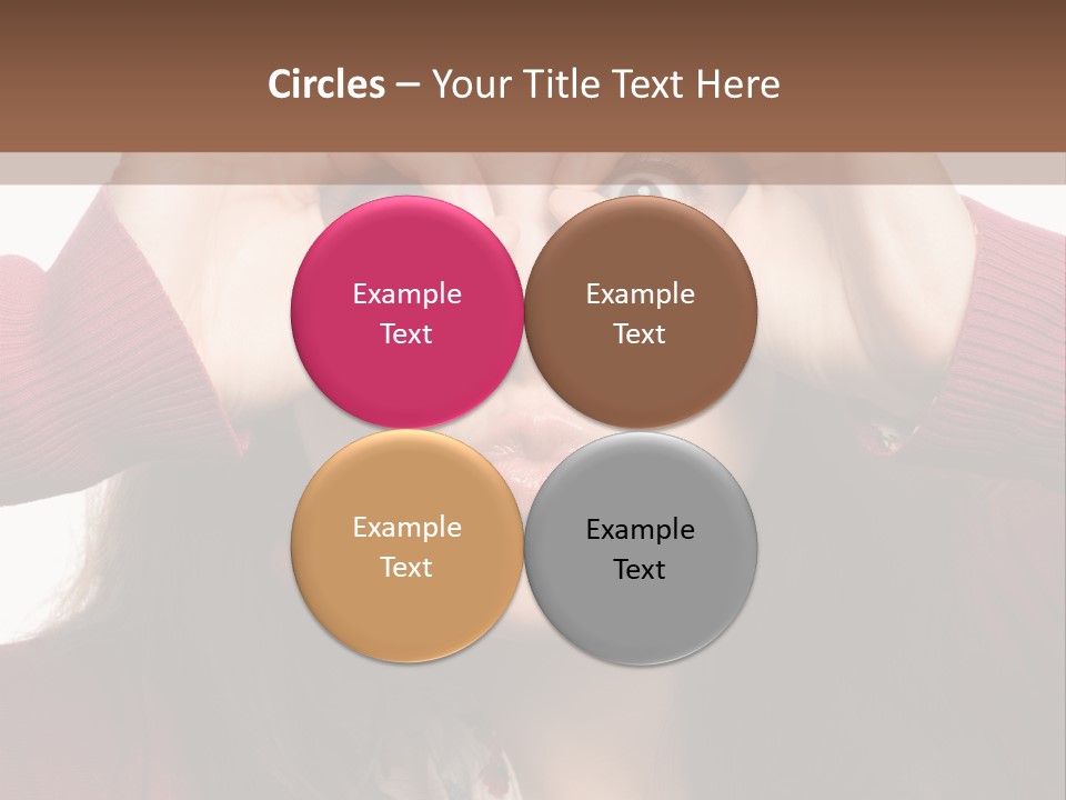 Shoulder Hand Expression PowerPoint Template