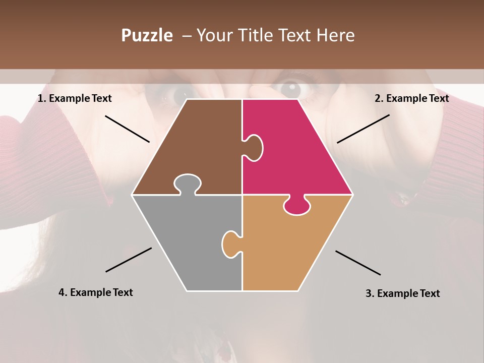Shoulder Hand Expression PowerPoint Template
