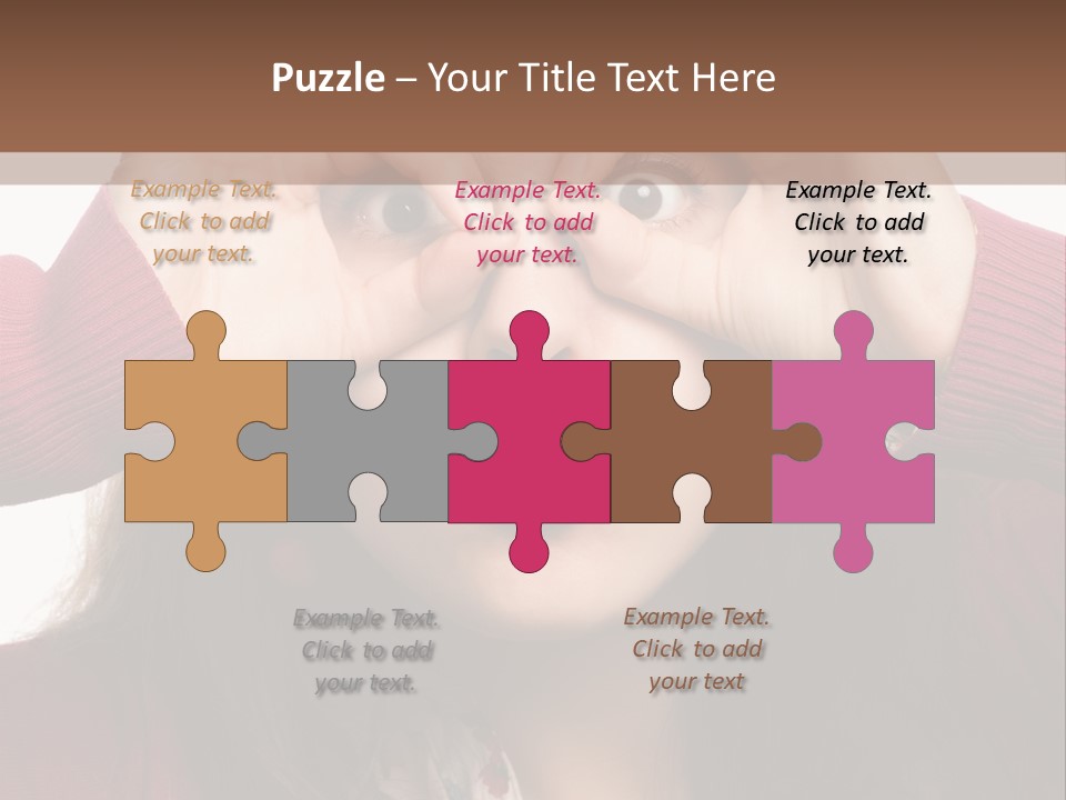 Shoulder Hand Expression PowerPoint Template