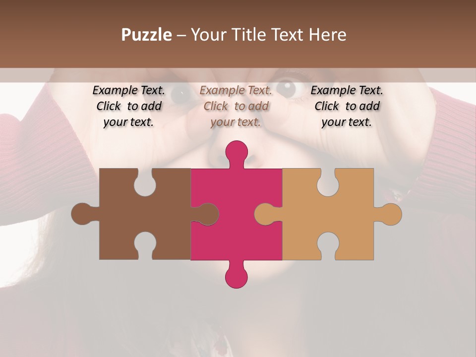 Shoulder Hand Expression PowerPoint Template