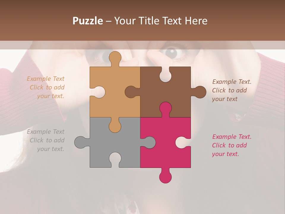Shoulder Hand Expression PowerPoint Template