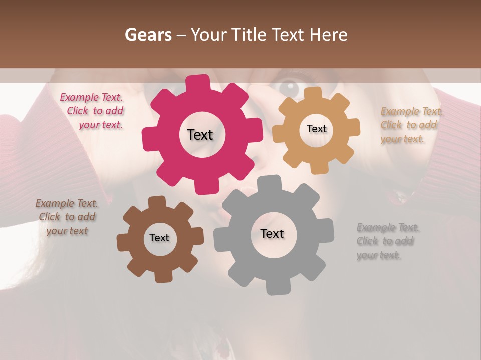 Shoulder Hand Expression PowerPoint Template