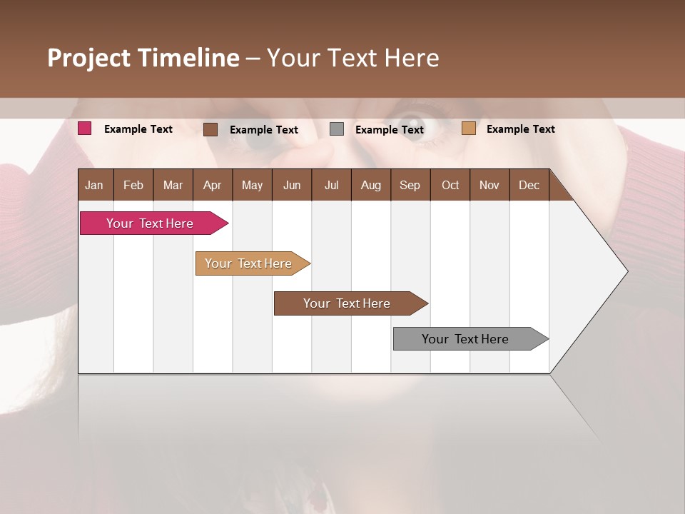 Shoulder Hand Expression PowerPoint Template
