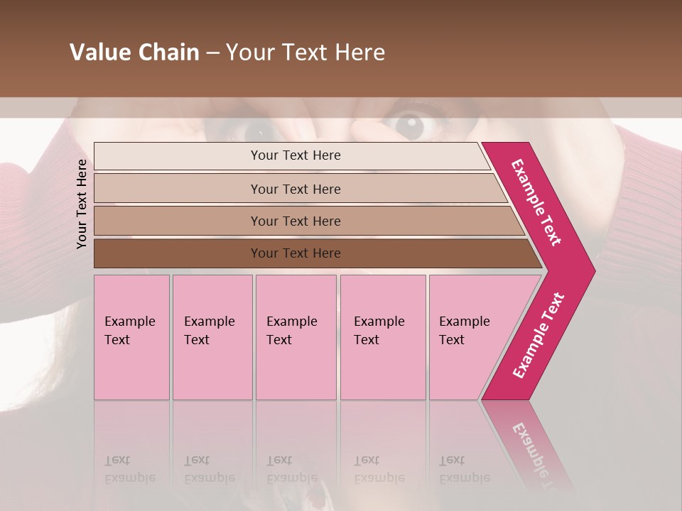 Shoulder Hand Expression PowerPoint Template