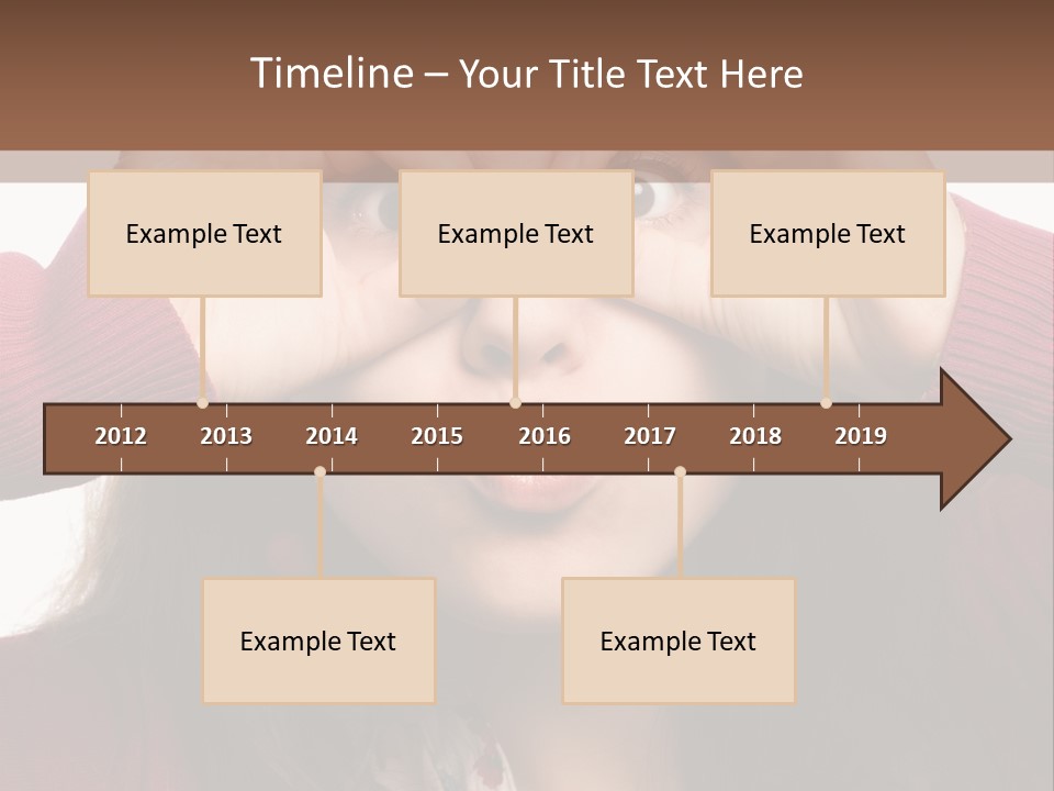 Shoulder Hand Expression PowerPoint Template