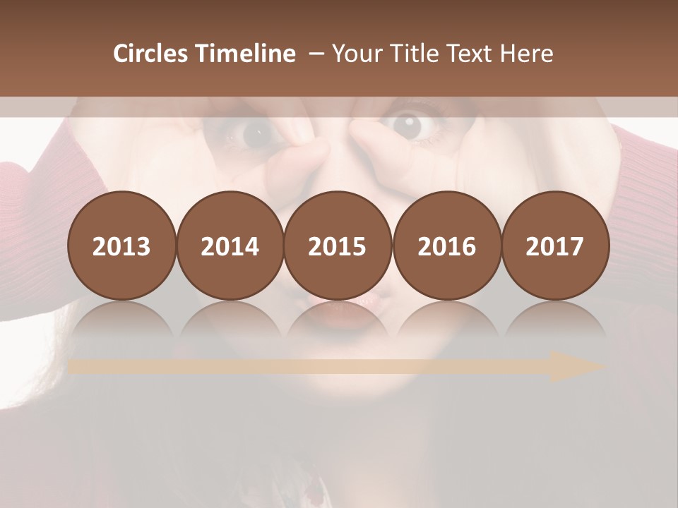 Shoulder Hand Expression PowerPoint Template