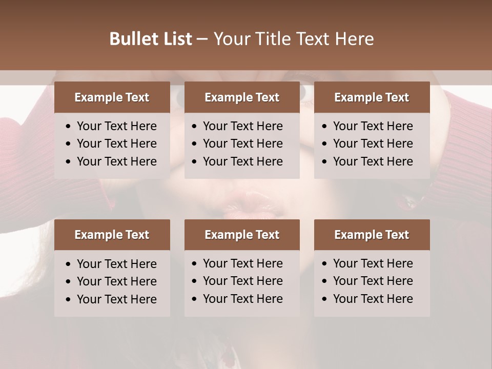 Shoulder Hand Expression PowerPoint Template
